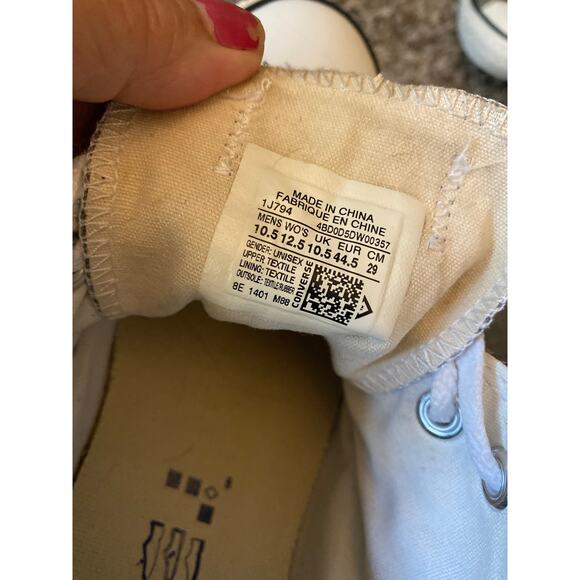 Converse Sneaker Gray Low Top Men Size 10.5 Women Size 12.5 - Picture 5 of 6